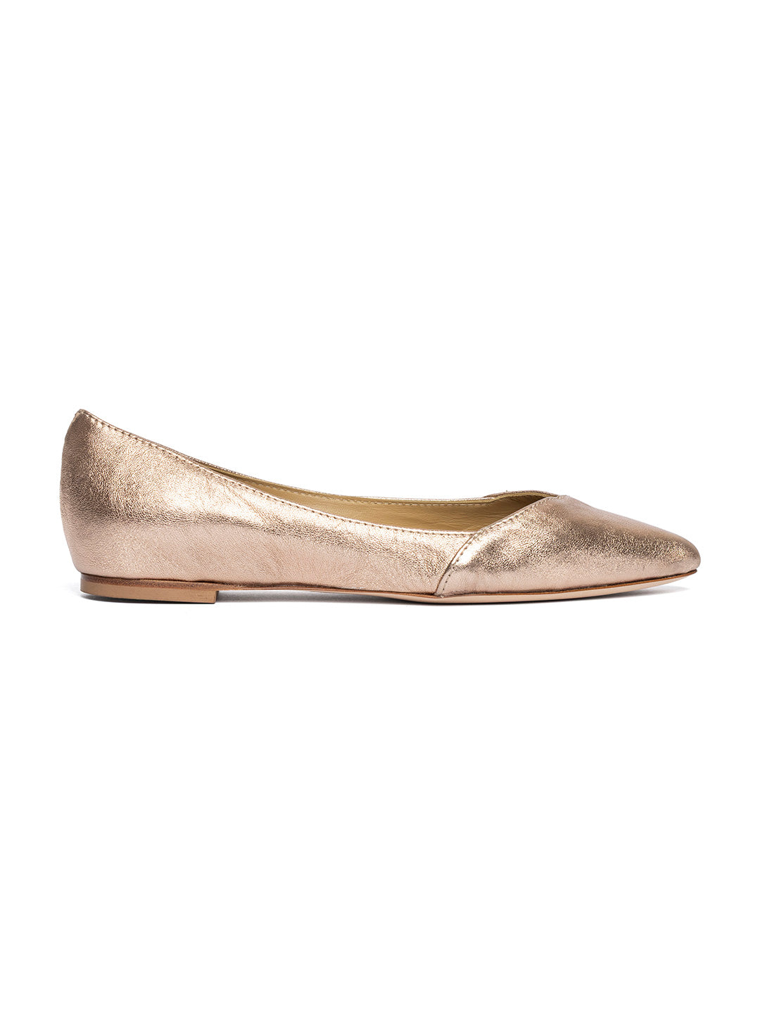 Ballerina in pelle laminata BL1466
