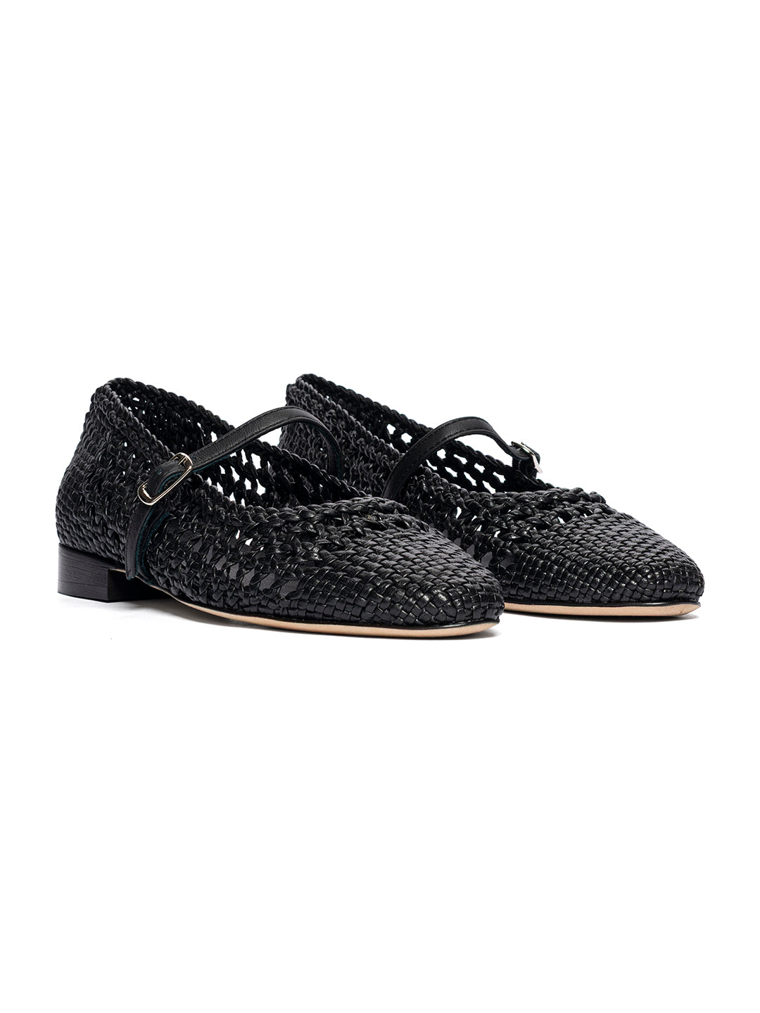 Ballerine in pelle intrecciata BL2653