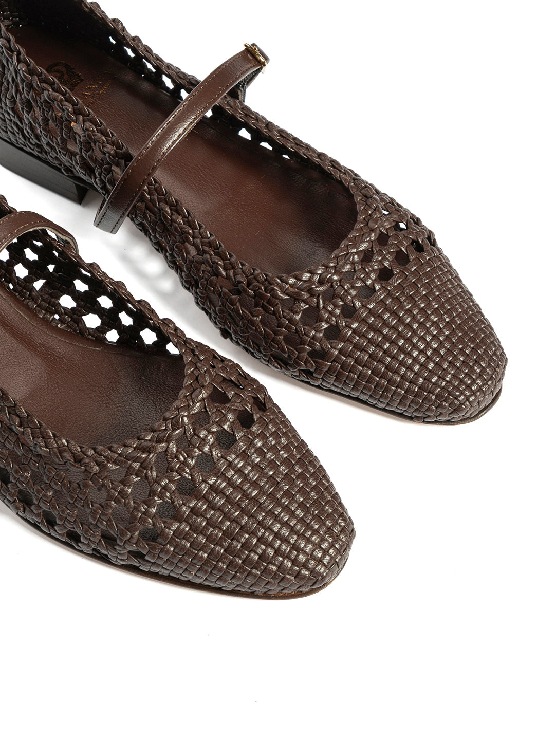 Ballerine in pelle intrecciata BL2653