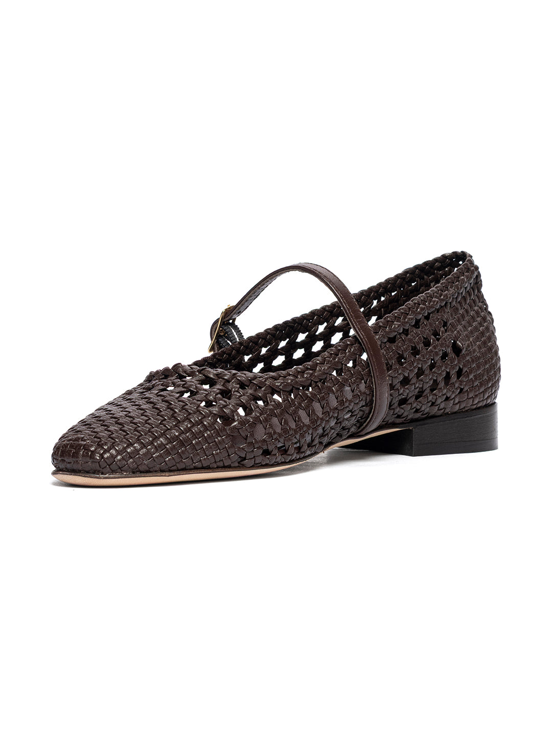 Ballerine in pelle intrecciata BL2653
