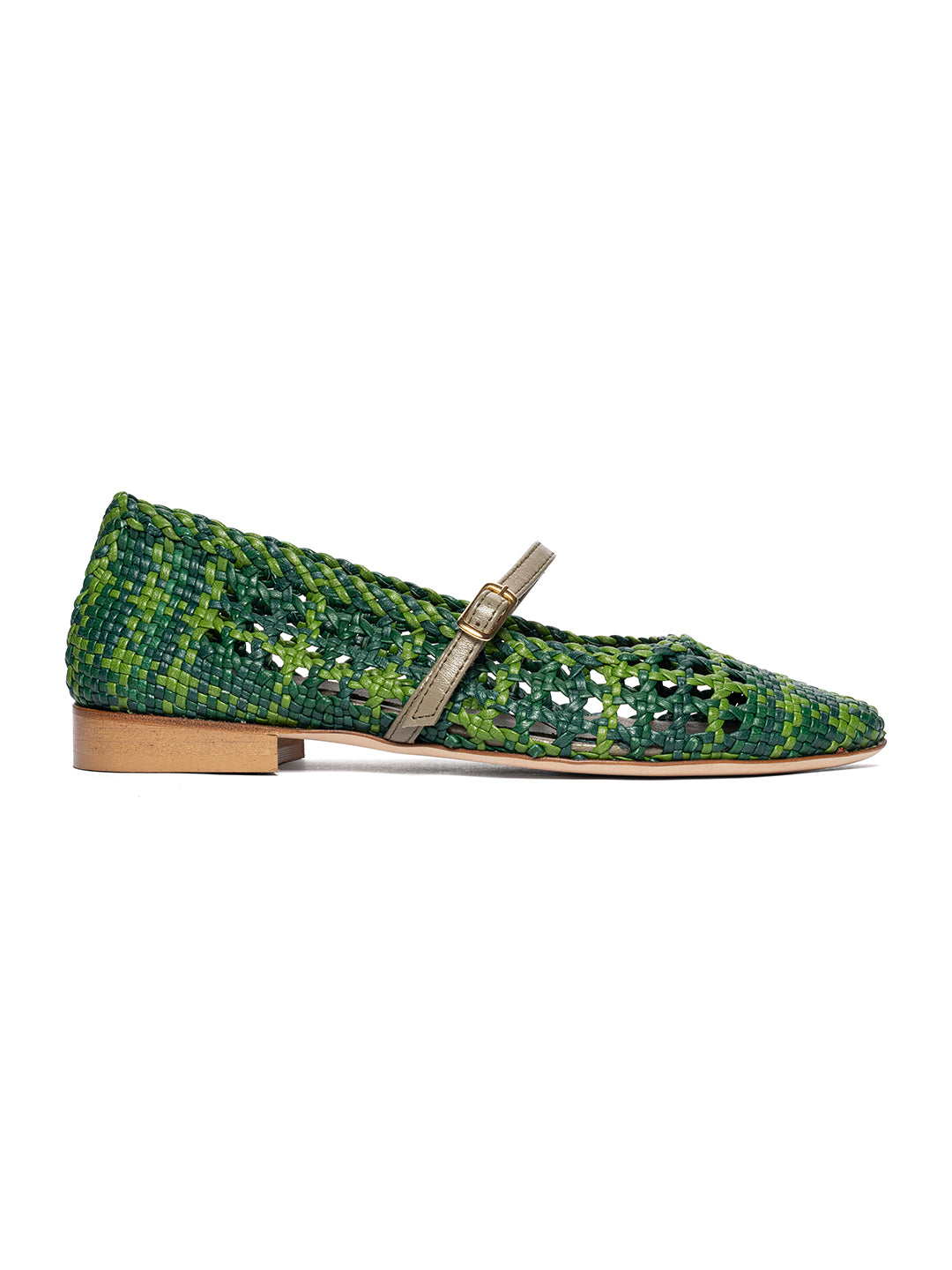 Ballerine in pelle intrecciata BL2653