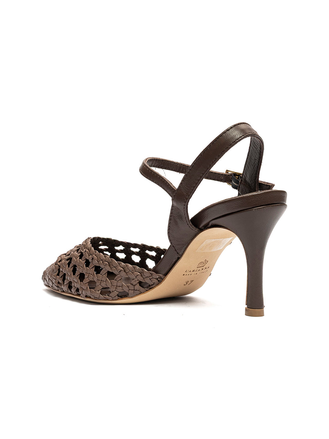 Décolleté in pelle intrecciata CH2659/F
