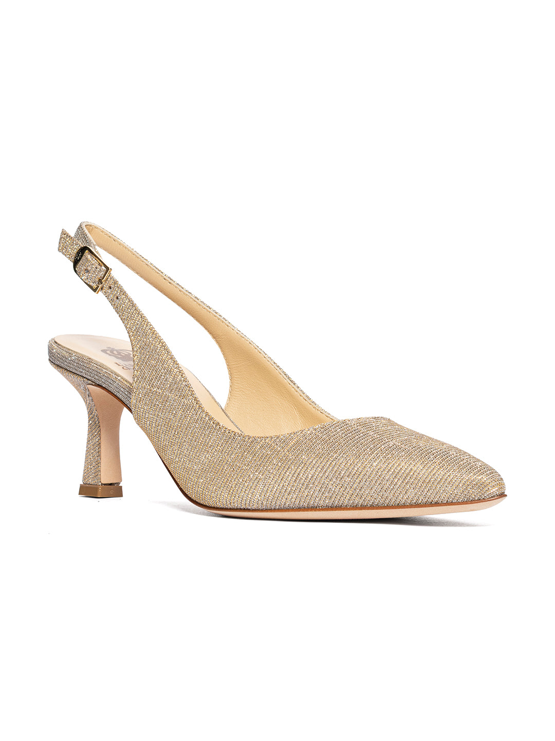 Décolleté slingback in tessuto glitterato CH1754/RT