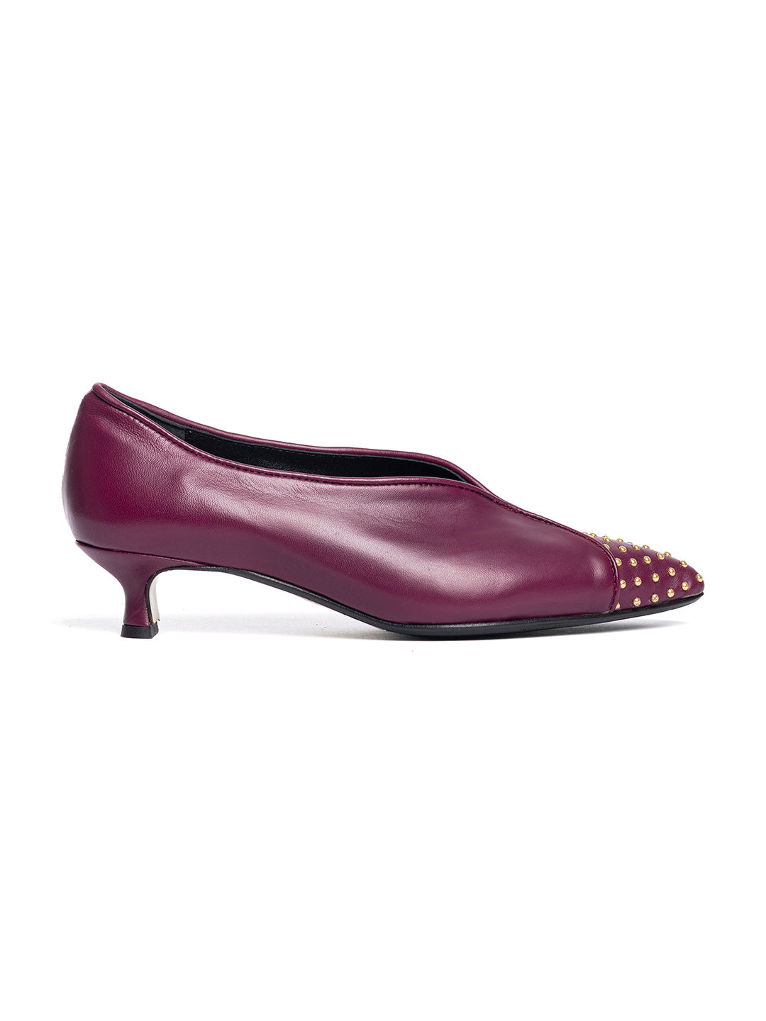Décolleté in pelle DE2611/RT - Burgundy