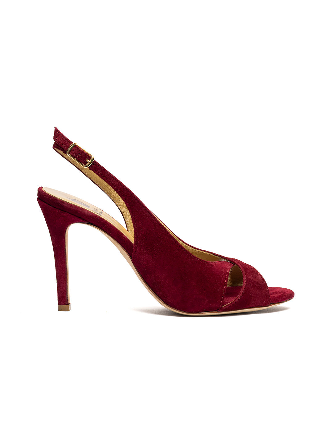 Sandali slingback in camoscio DS2700/F