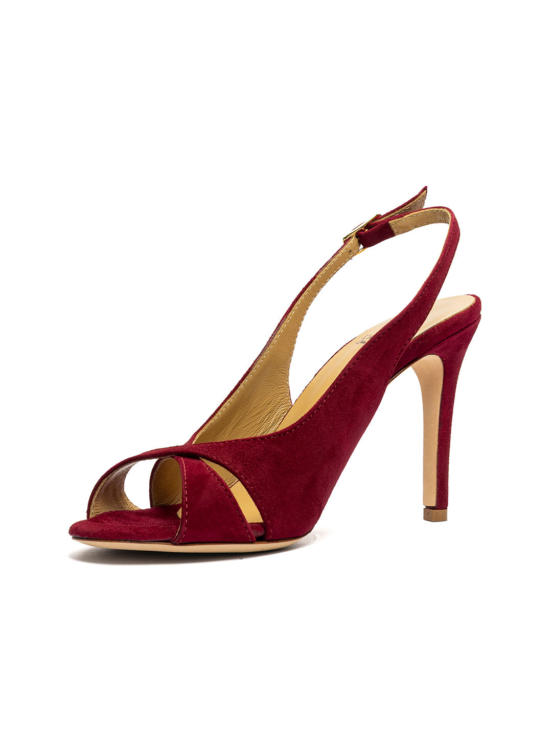 Sandali slingback in camoscio DS2700/F