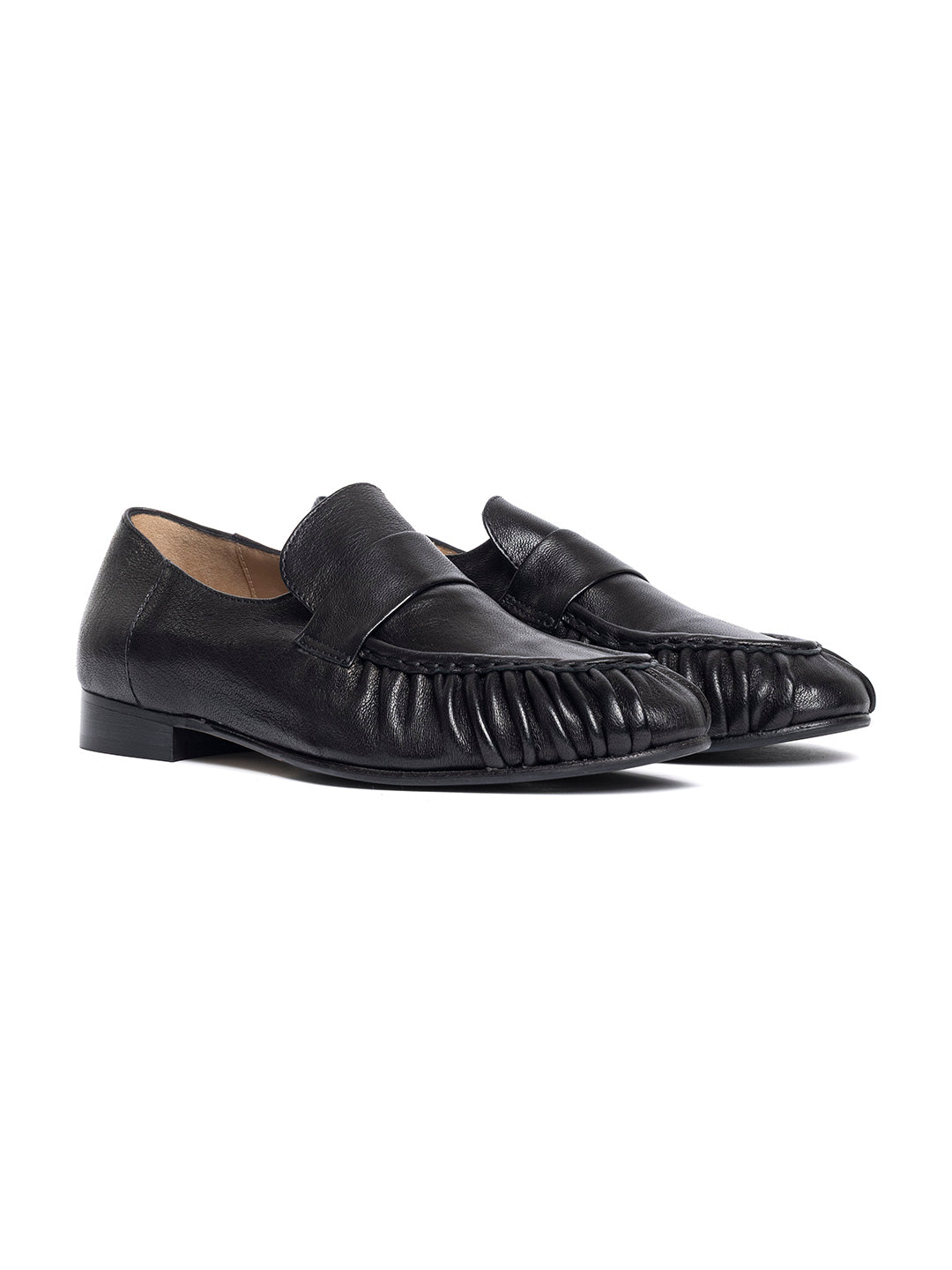 Mocassini in pelle MO2599 - Nero