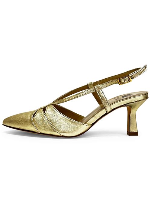 Escarpins en cuir platine CH1757/R