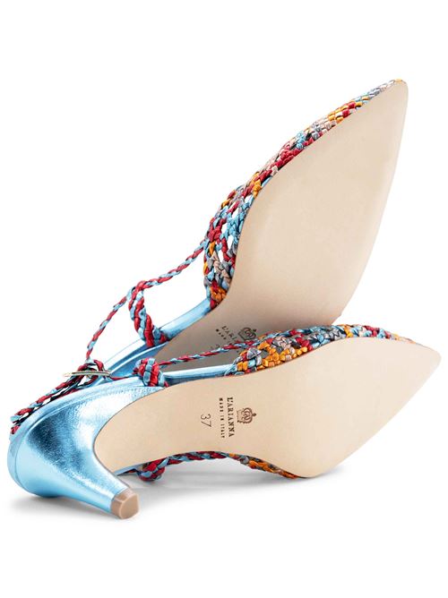 Décolleté slingback intreccio multicielo CH1766