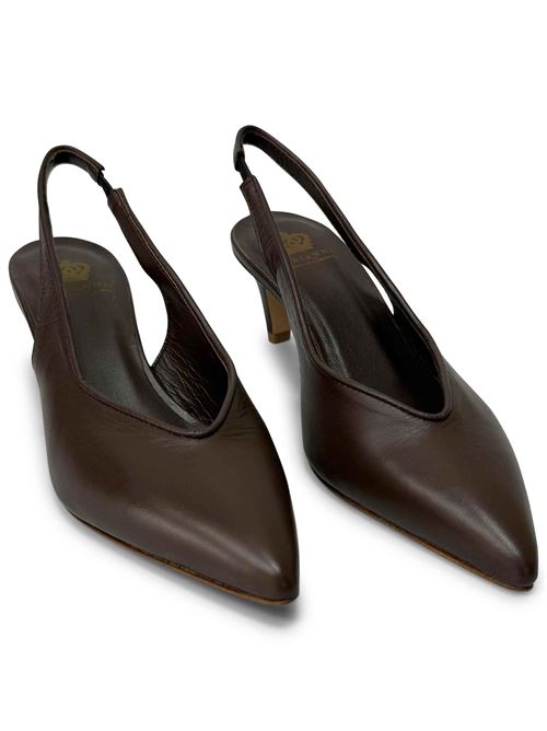 Décolleté slingback testa di moro CH2576