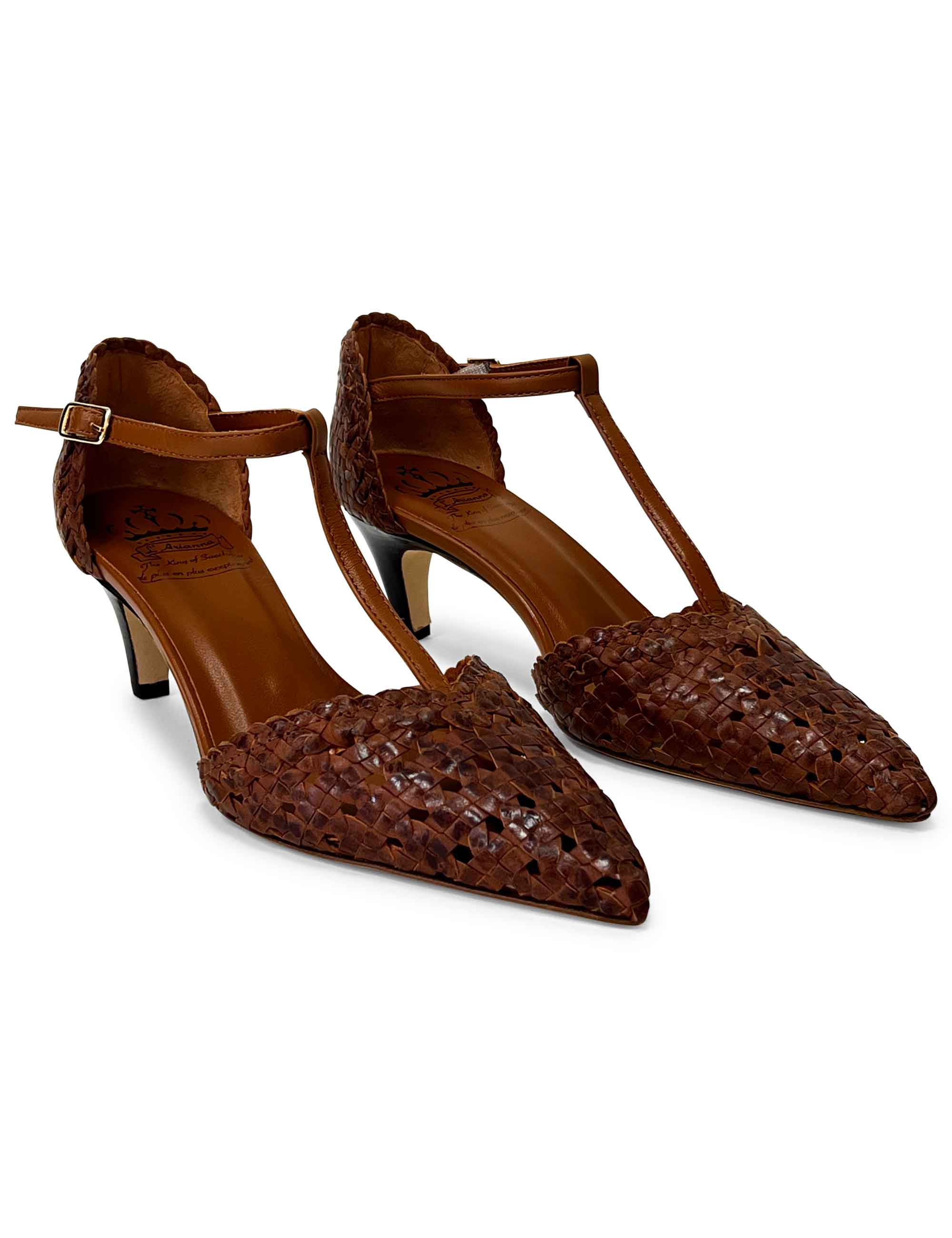 Tanghera in pelle intrecciata TG2658/C