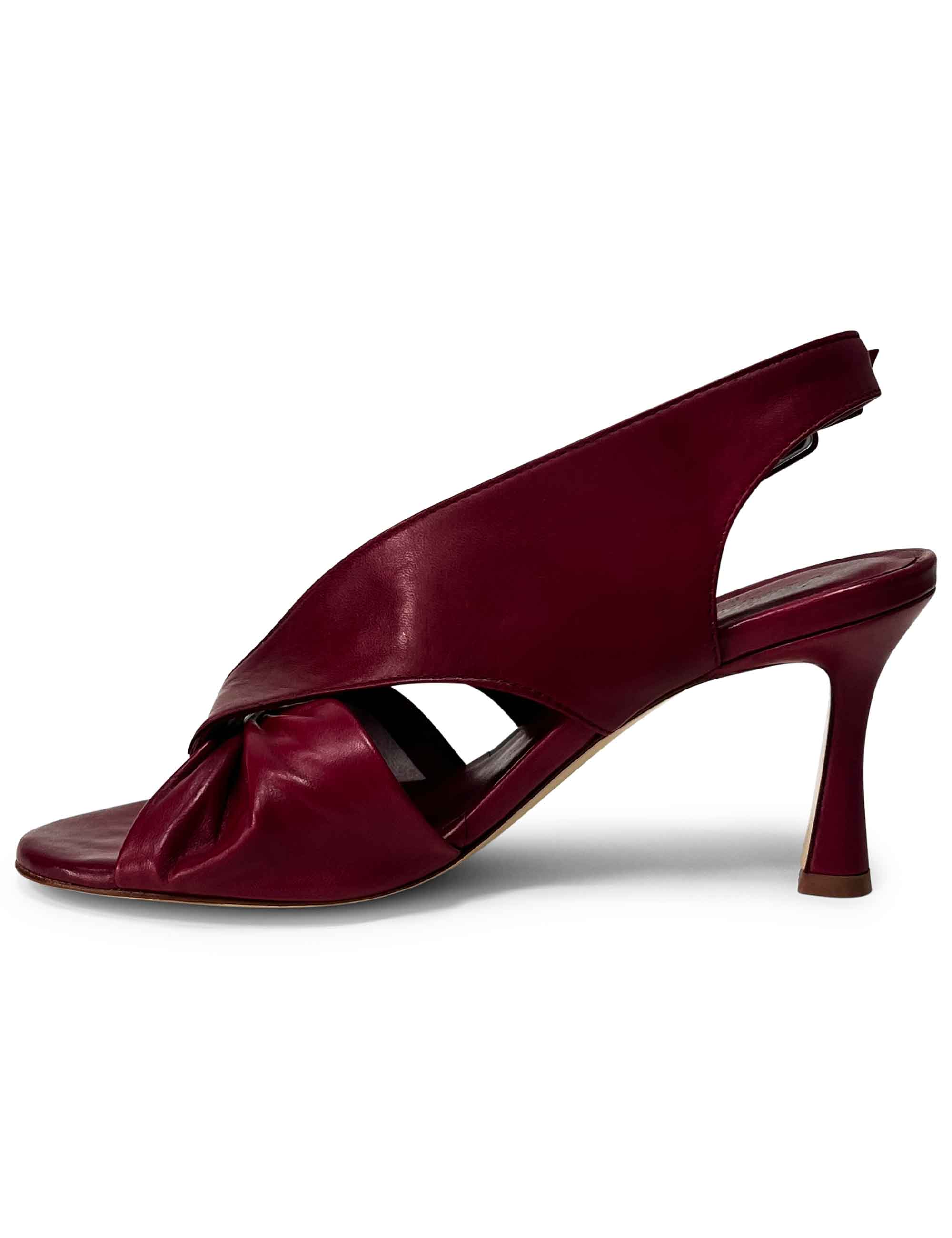 Sandales en cuir Berlin Rouge Ancre DS2707/RT