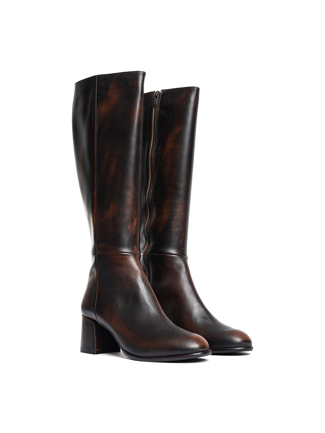Stivali in pelle asport ST1585 - Cuoio