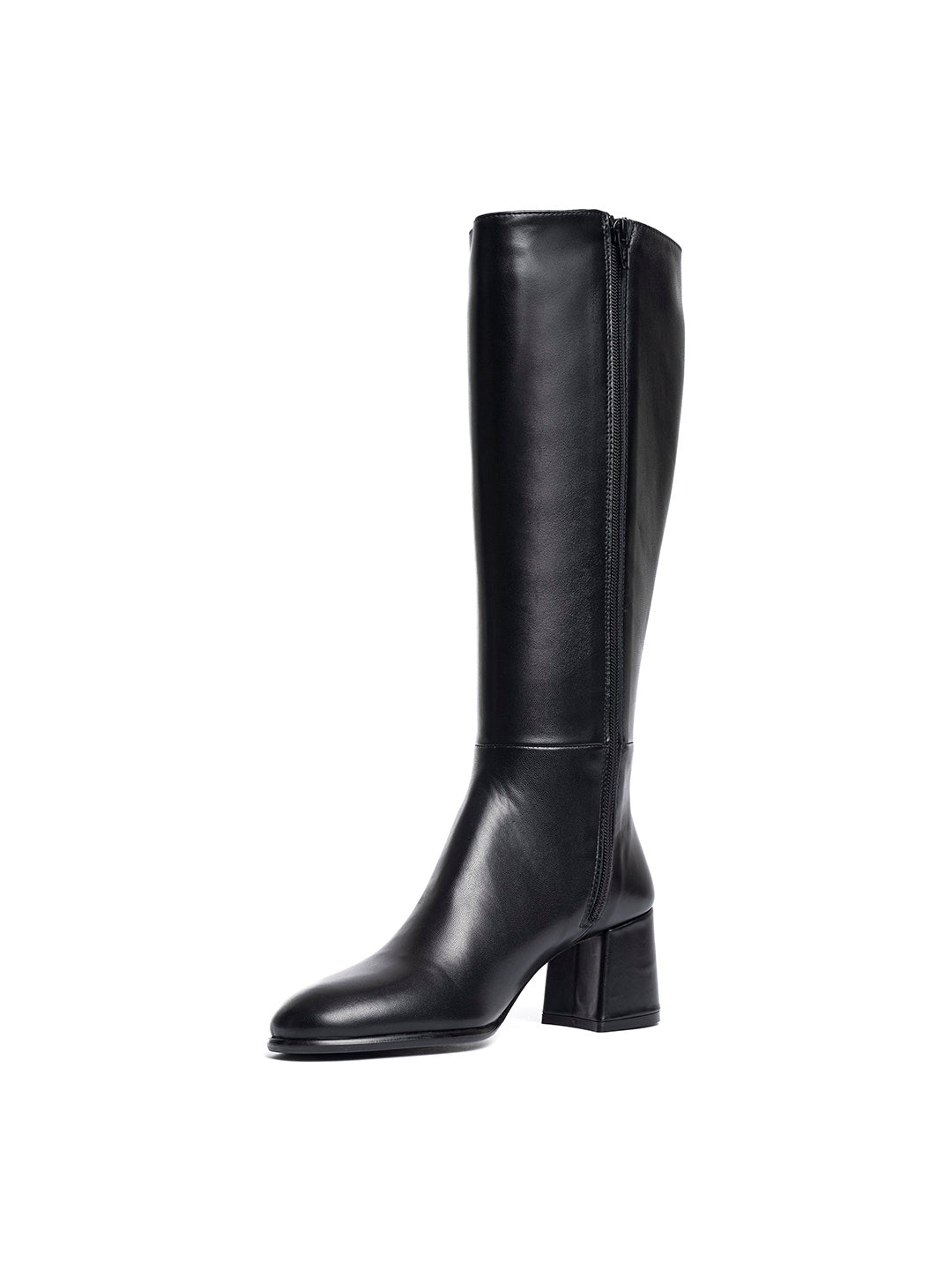 Stivali in pelle ST1585 - Nero