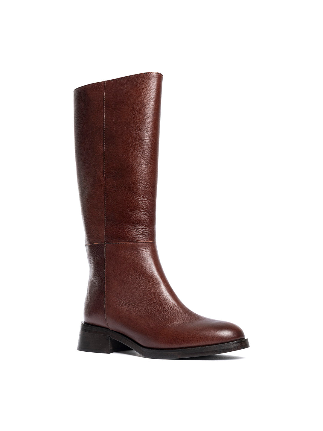 Stivali in pelle ST2587 - Testa di moro