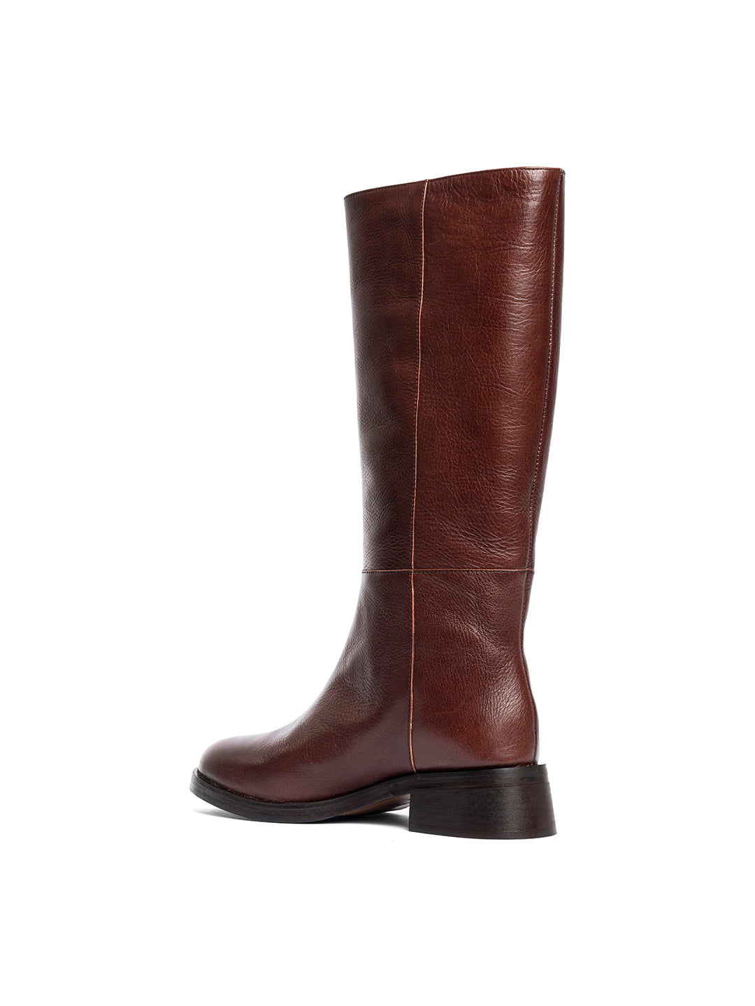 Stivali in pelle ST2587 - Testa di moro