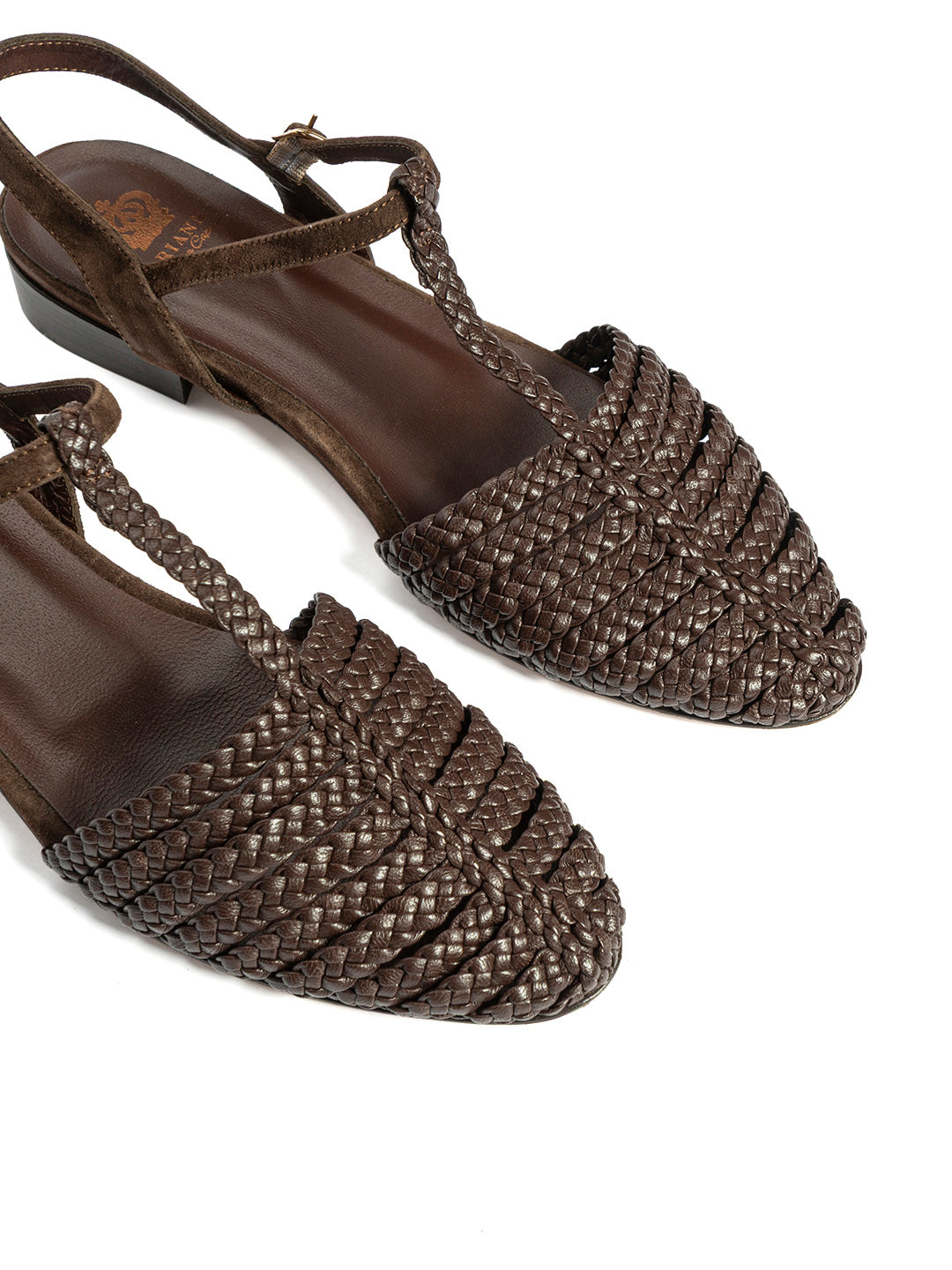 Ballerine in pelle intrecciata TG2652