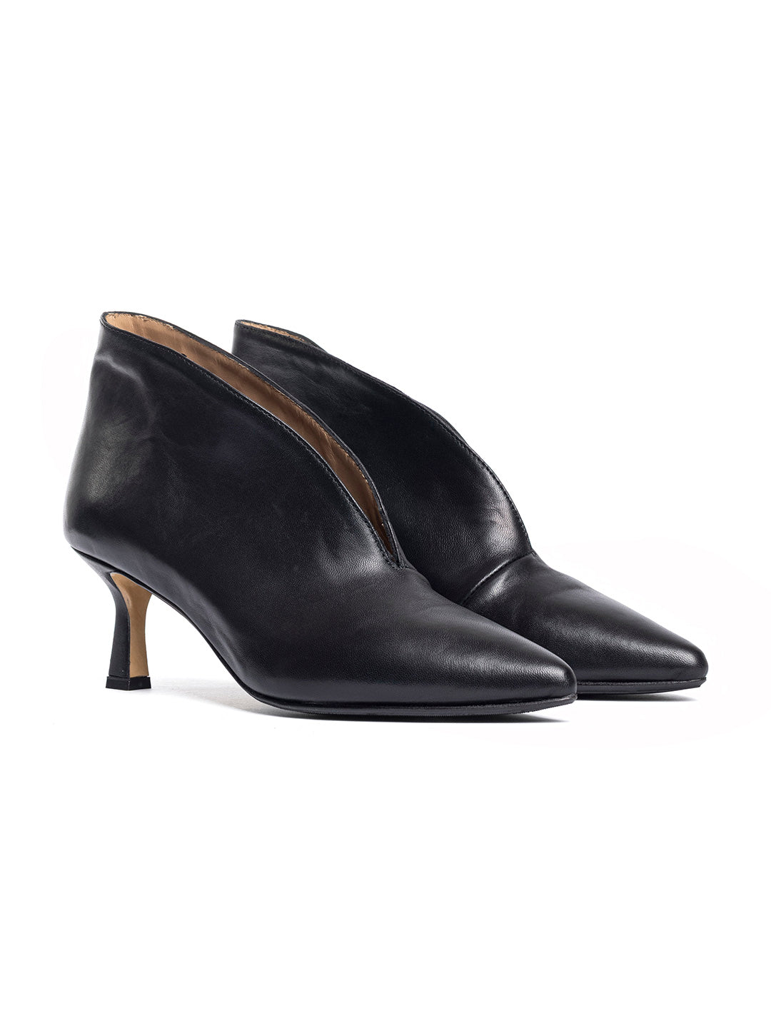 Tronchetti in pelle TR8006RT - Nero