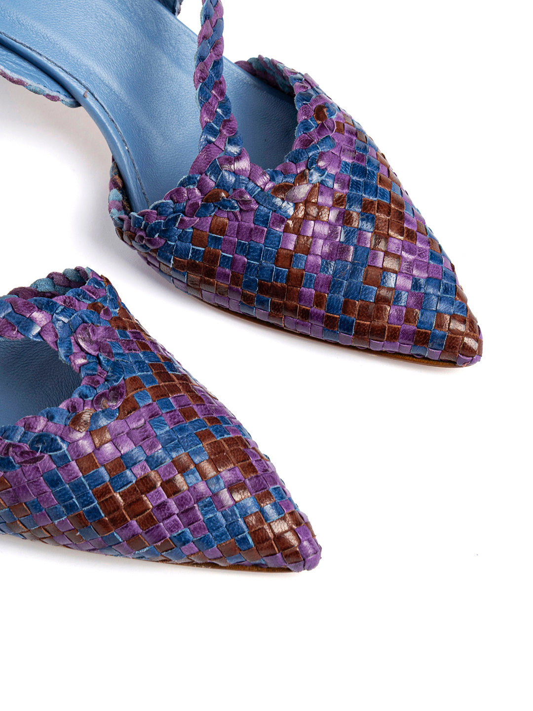 Decollete slingback con intreccio CH2717/RT