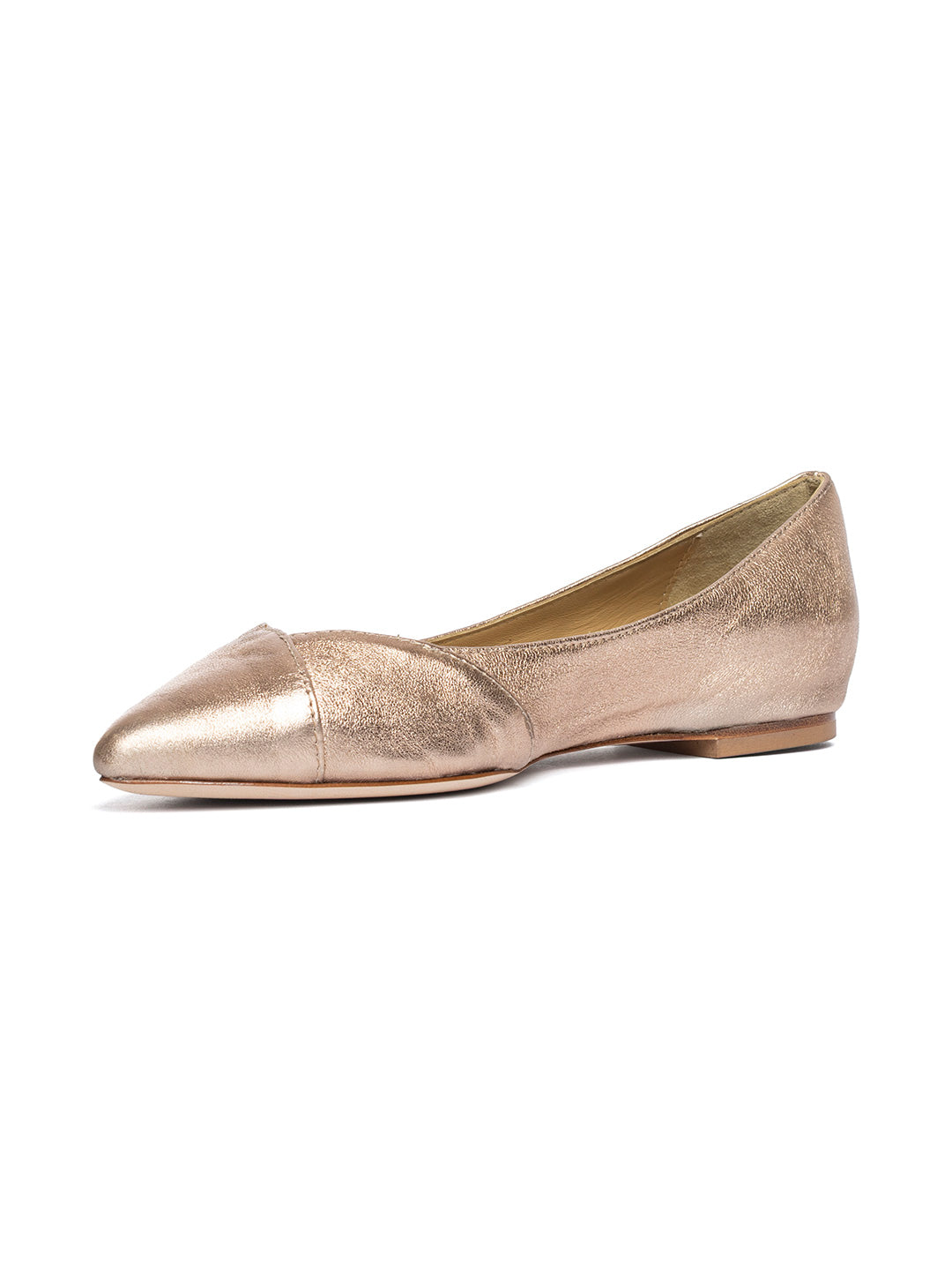 Ballerina in pelle laminata BL1466