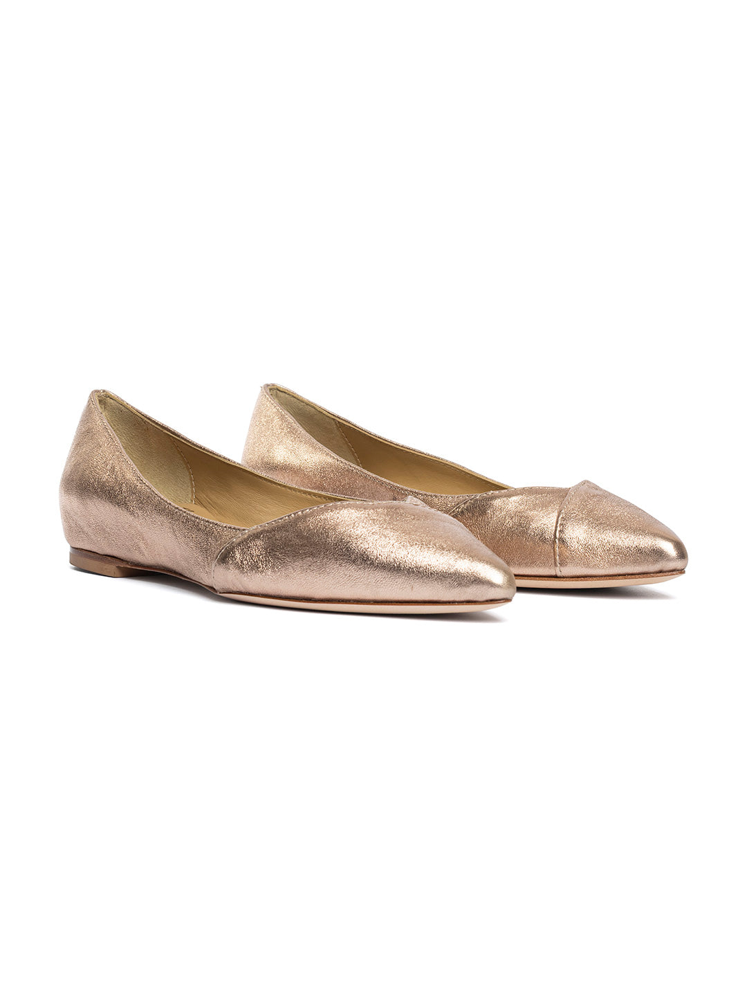 Ballerina in pelle laminata BL1466