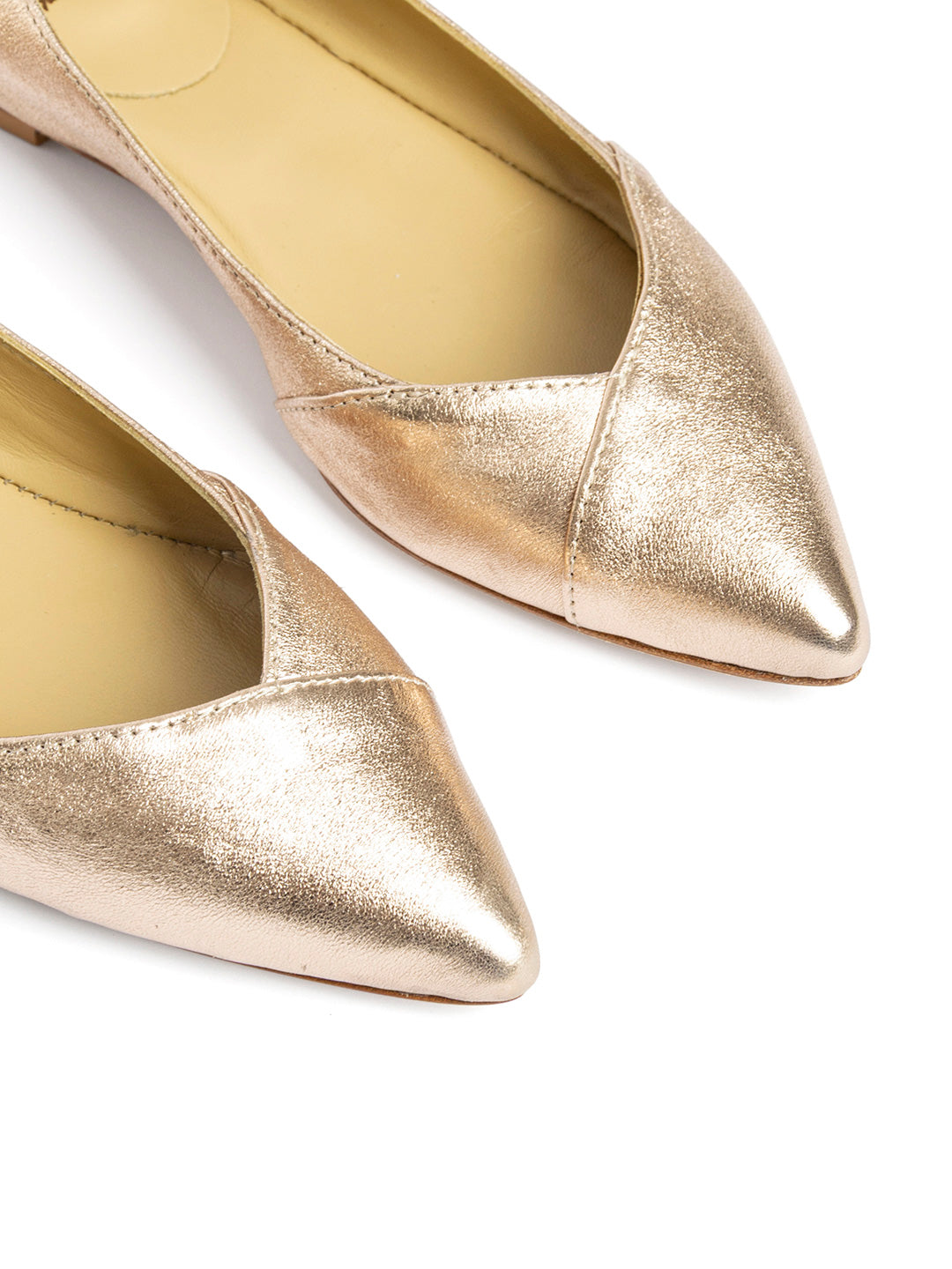 Ballerina in pelle laminata BL1466