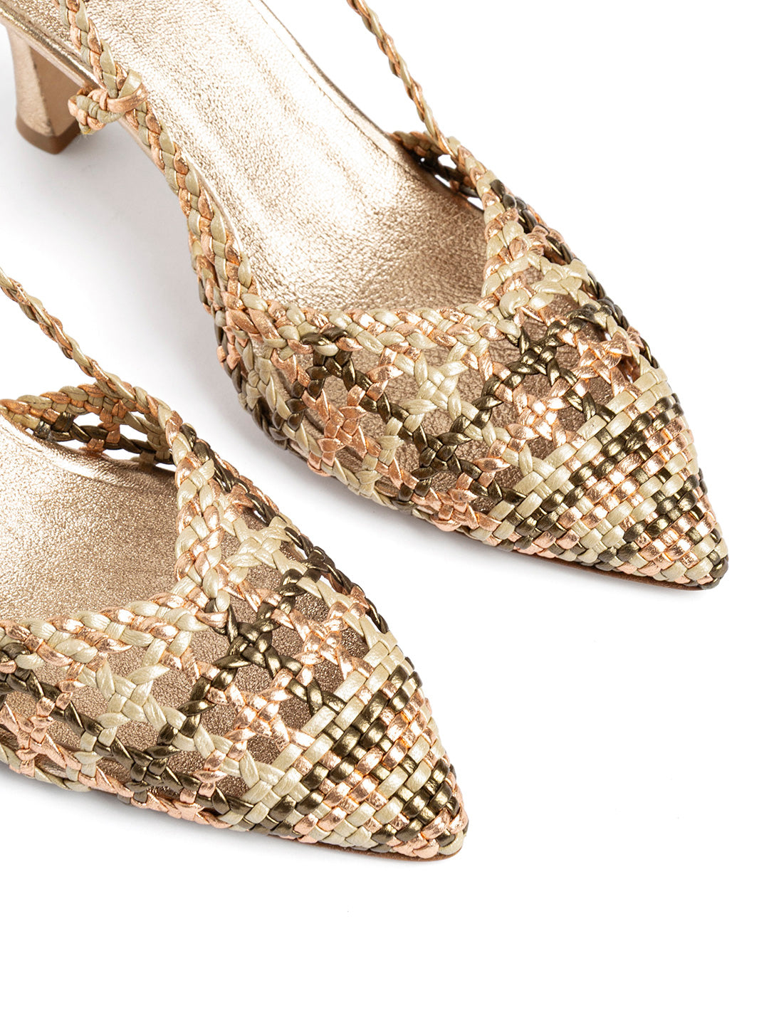 Decollete slingback intreccio CH1767/F