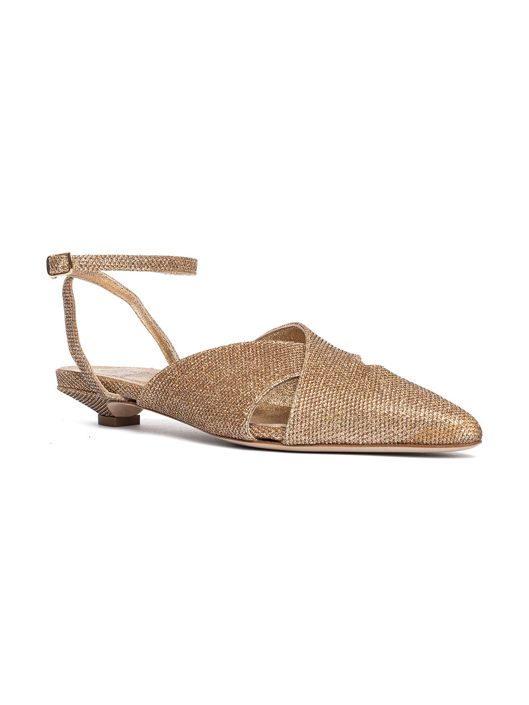 Ballerina con laccio alla caviglia CH2672/RT