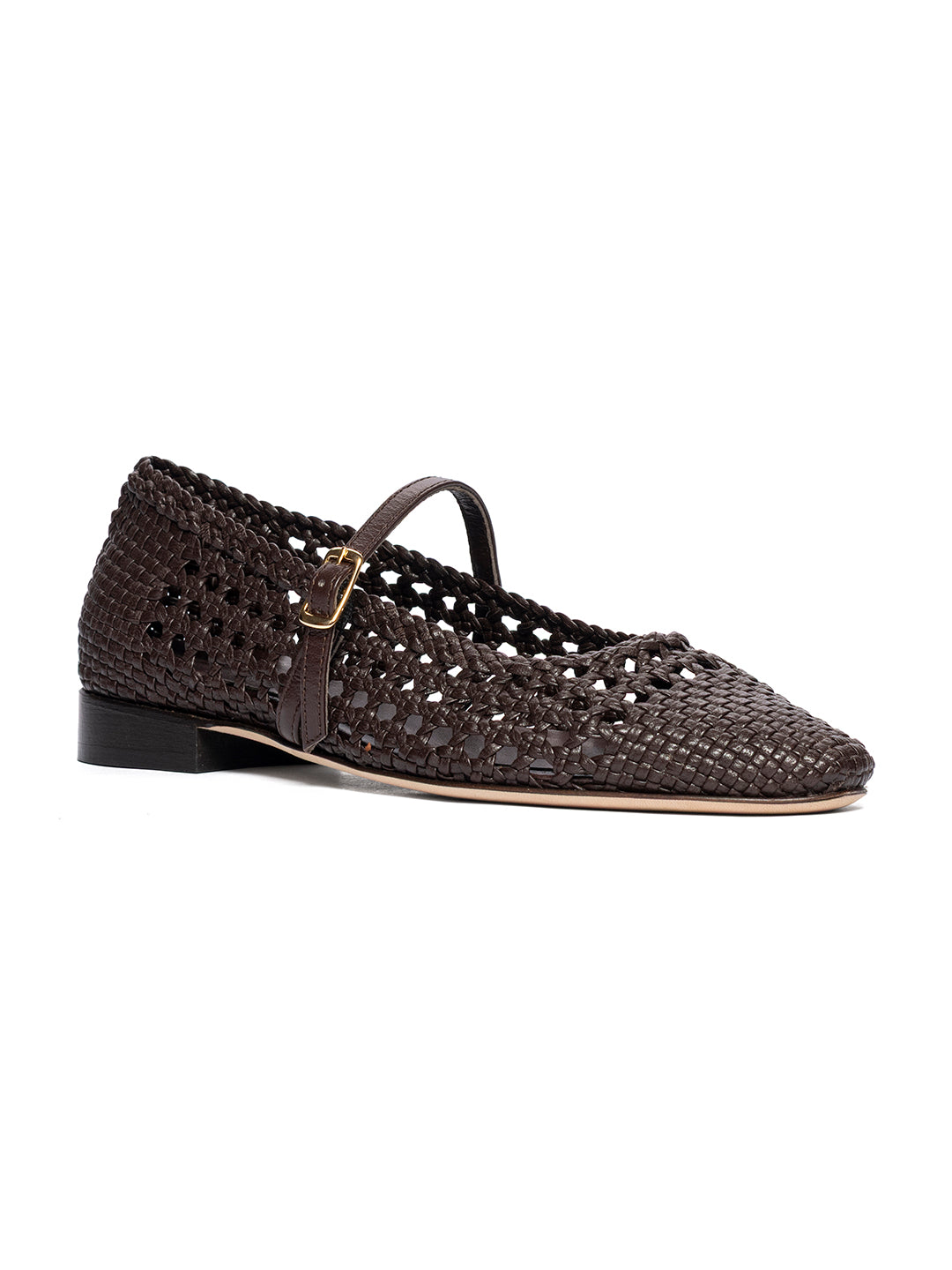 Ballerine in pelle intrecciata BL2653