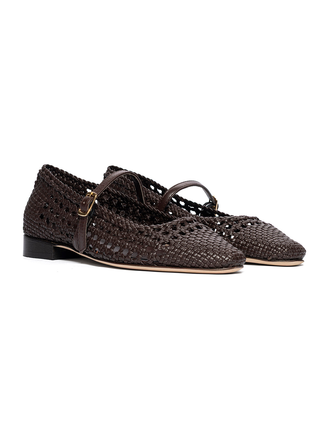 Ballerine in pelle intrecciata BL2653