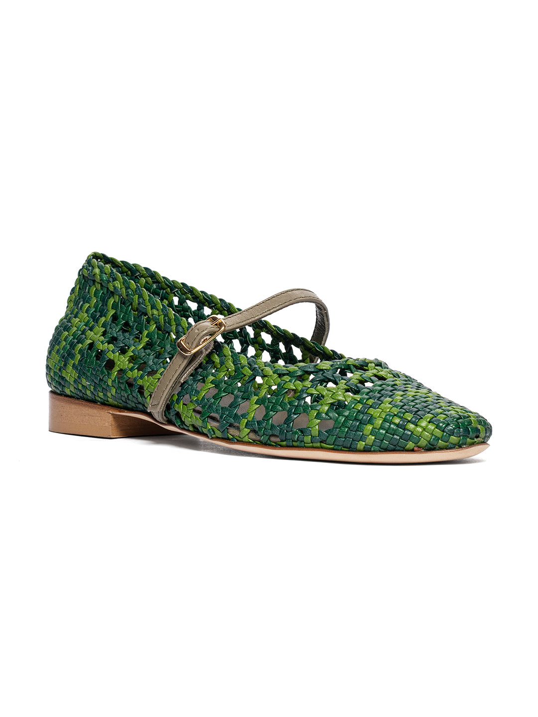 Ballerine in pelle intrecciata BL2653