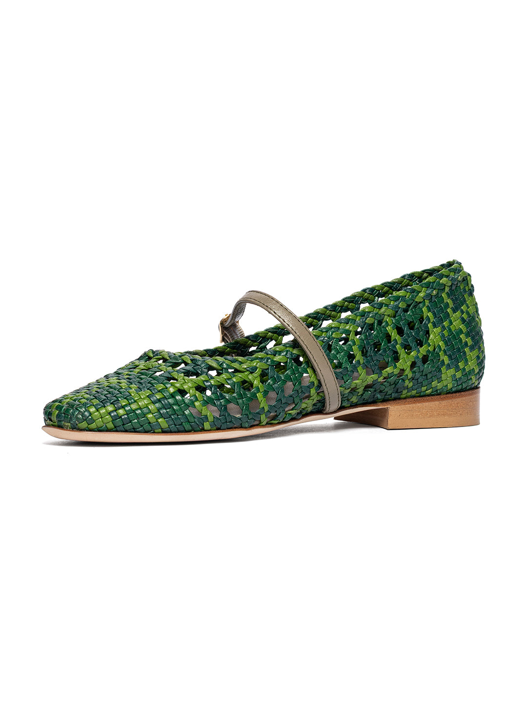 Ballerine in pelle intrecciata BL2653