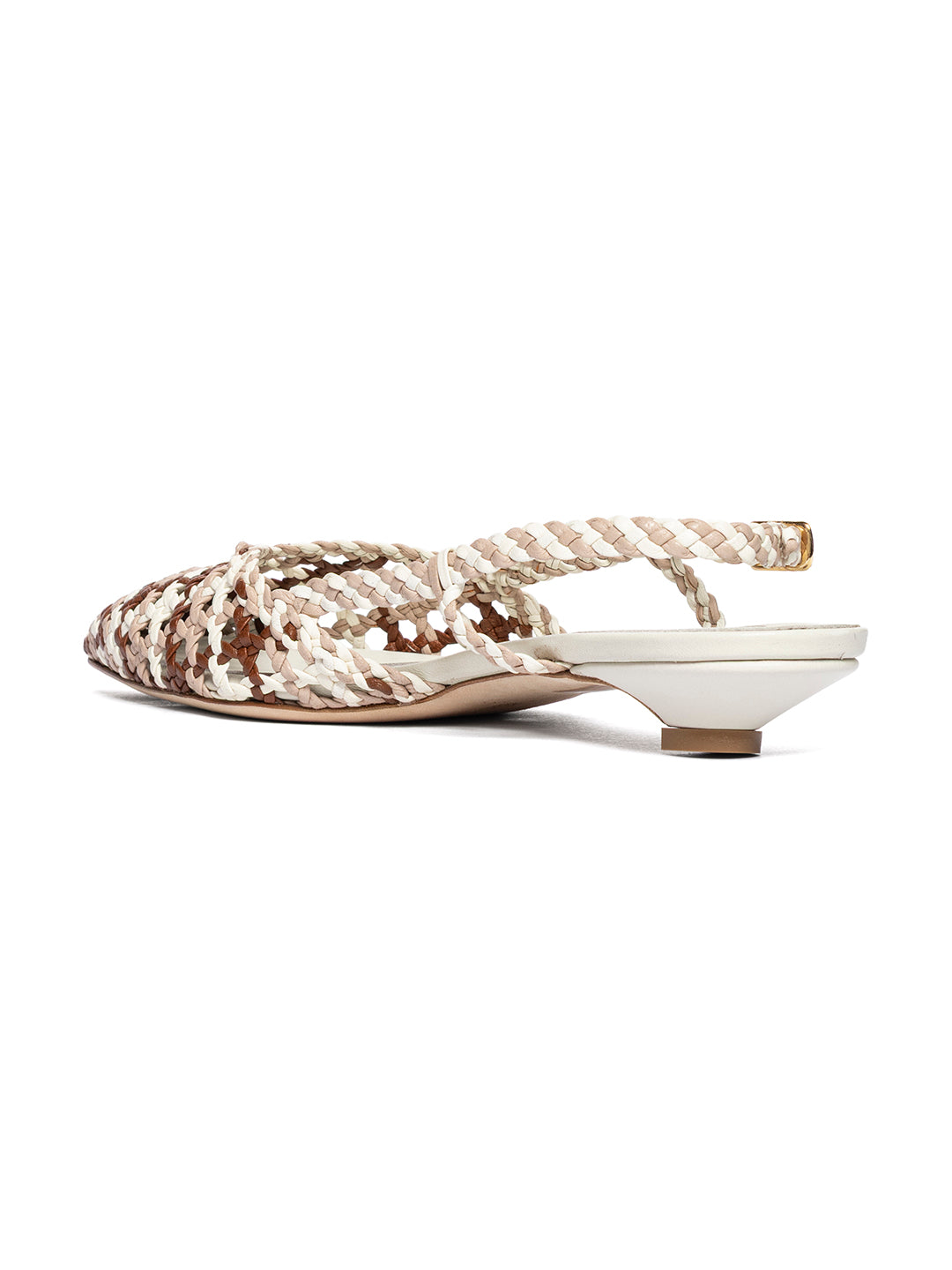 Ballerine slingback in pelle intrecciata CH2570/RT