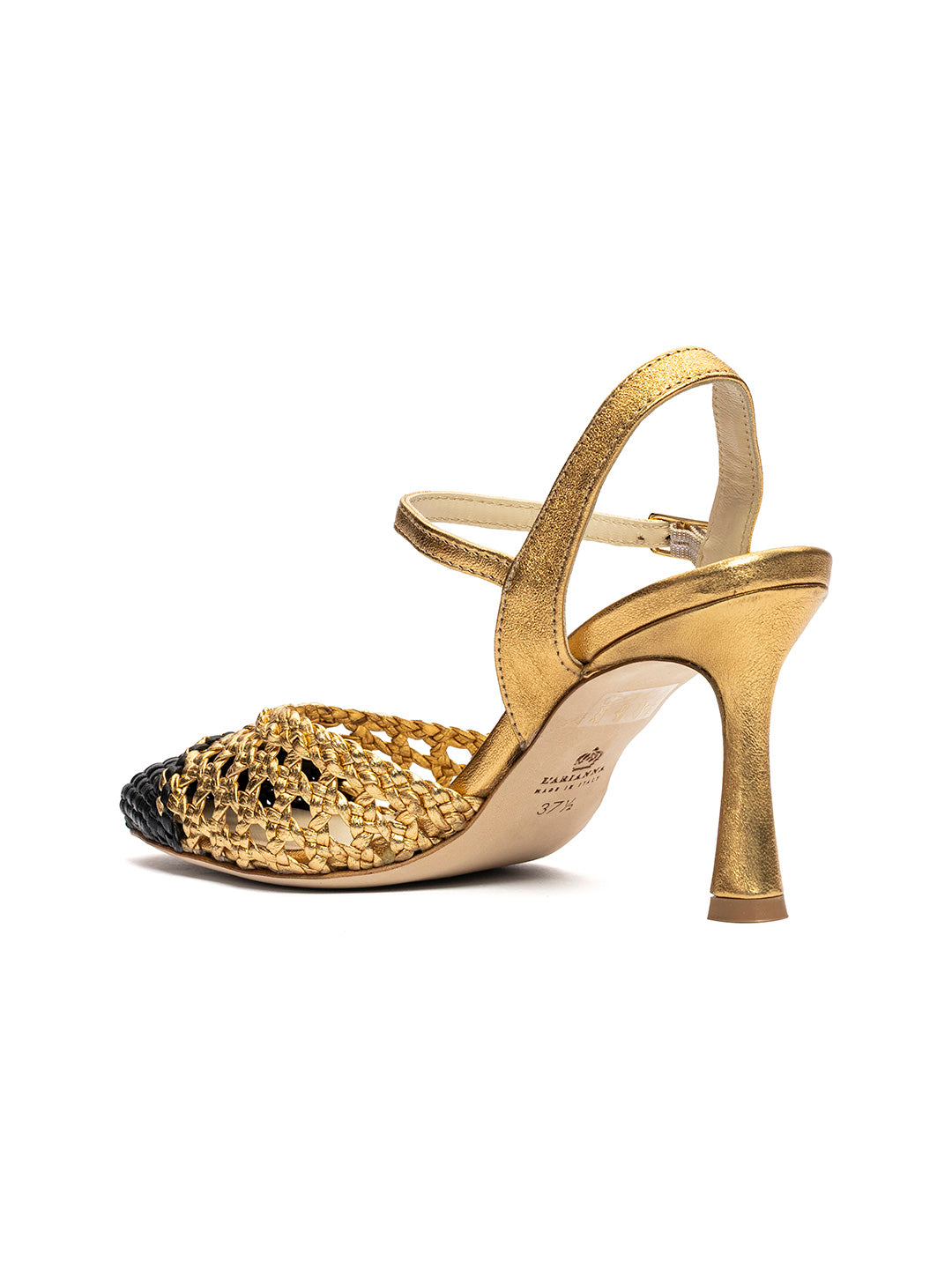 Décolleté in pelle intrecciata CH2504/RT