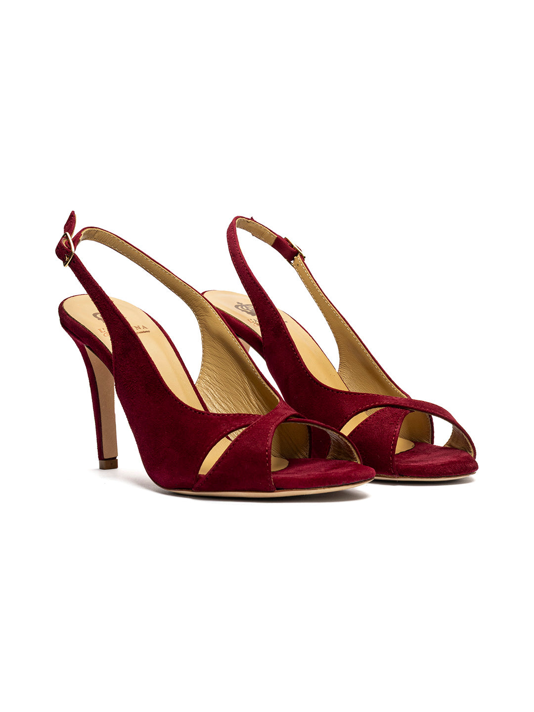 Sandali slingback in camoscio DS2700/F