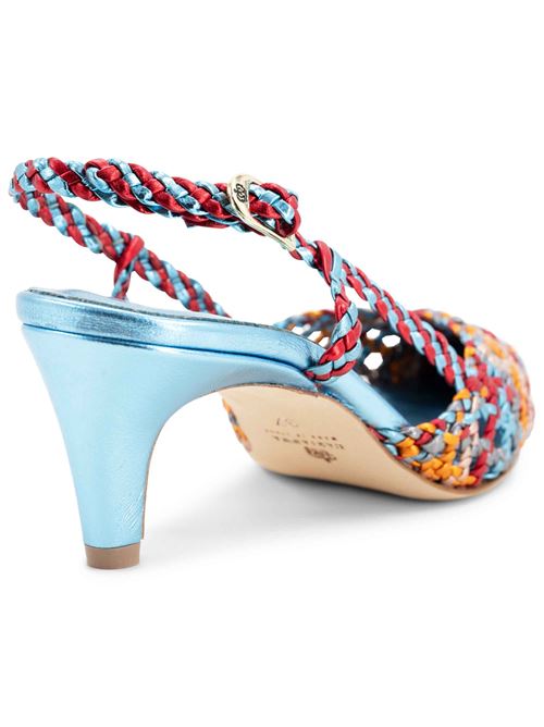 Décolleté slingback intreccio multicielo CH1766