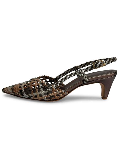 Décolleté slingback intreccio multicielo CH1766