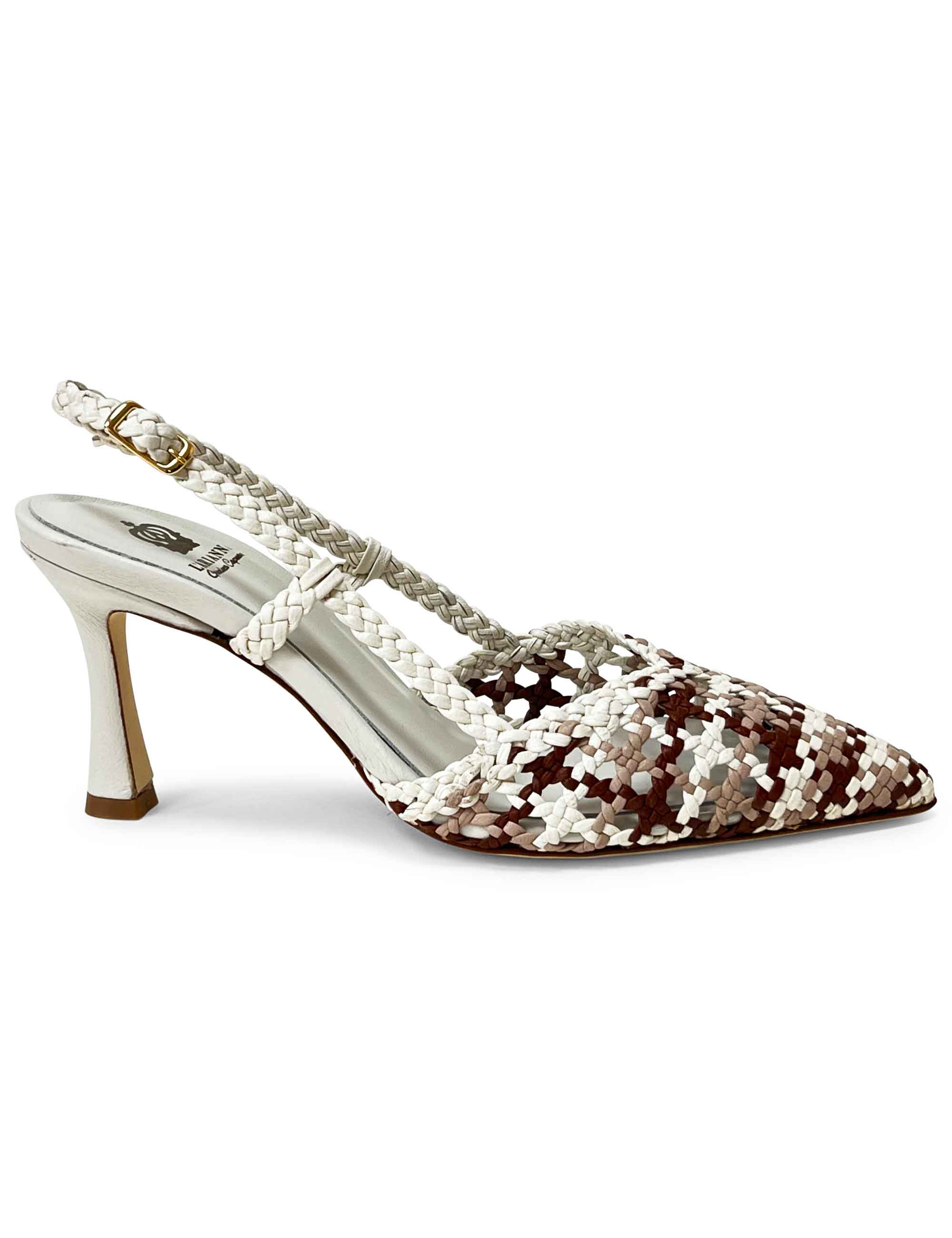 Décolleté slingback intreccio CH1767/RT