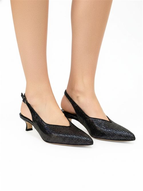 Décolleté slingback prune de lune CH2529/RT
