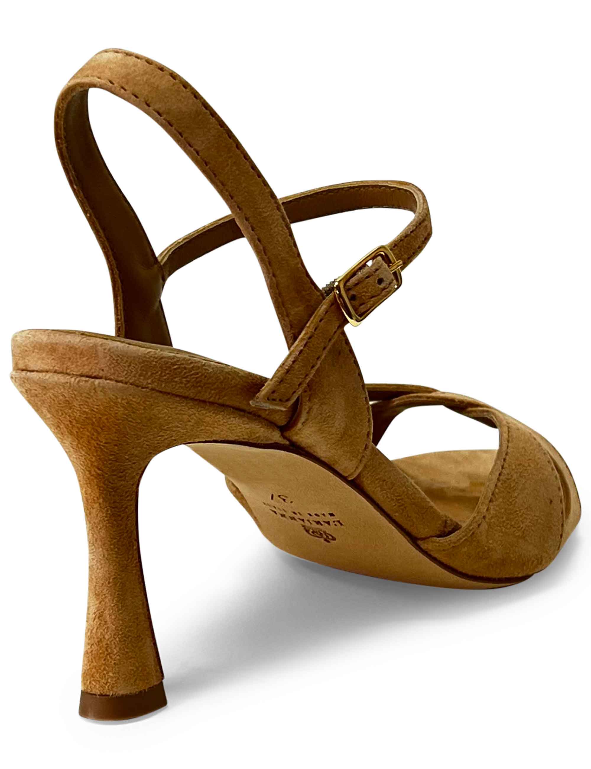 Sandali in camoscio Legno DS2541/RT