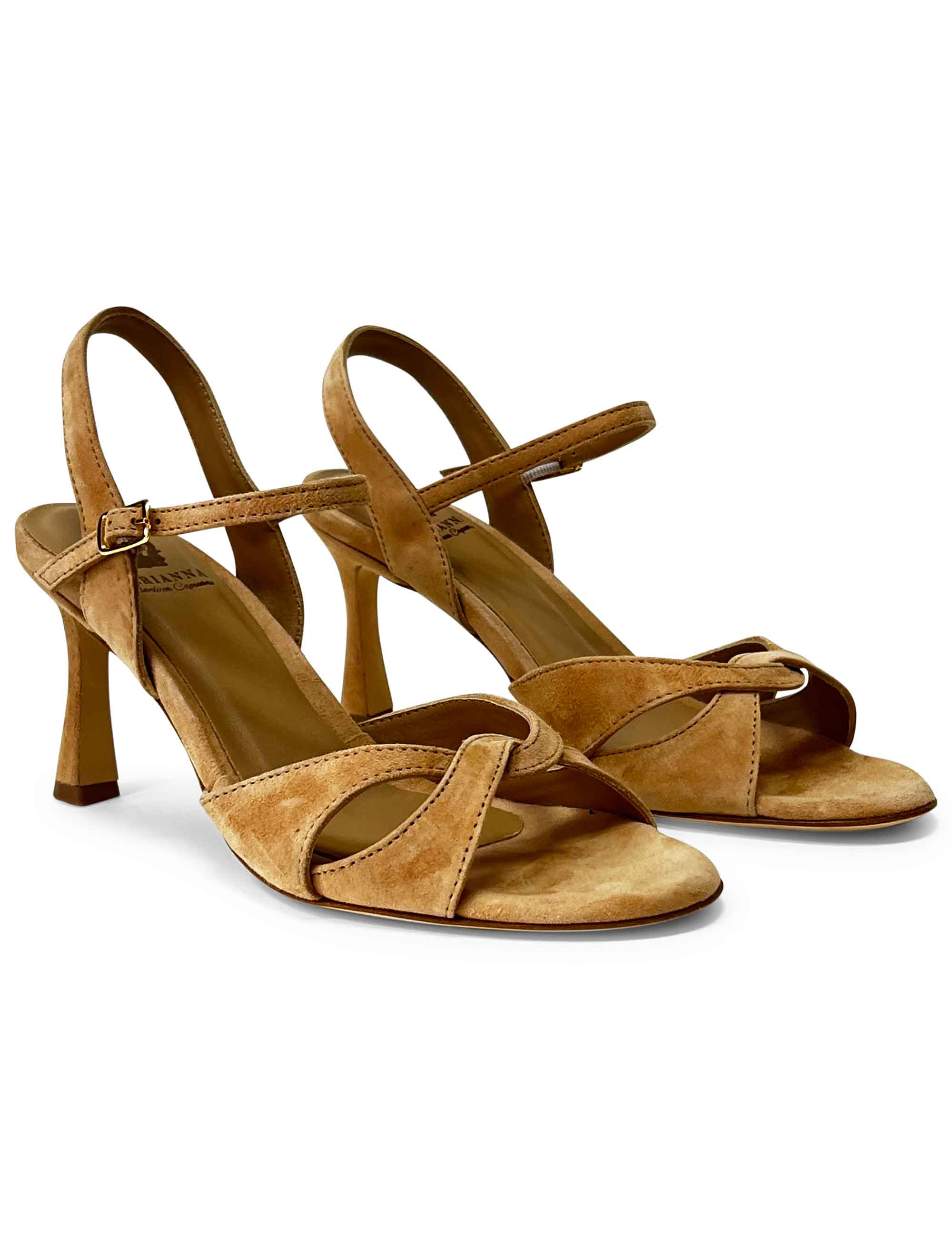 Sandali in camoscio Legno DS2541/RT