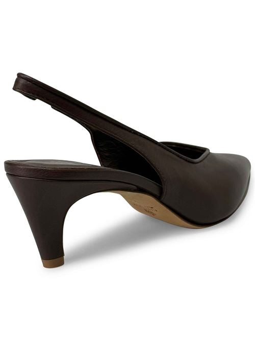Décolleté slingback testa di moro CH2576