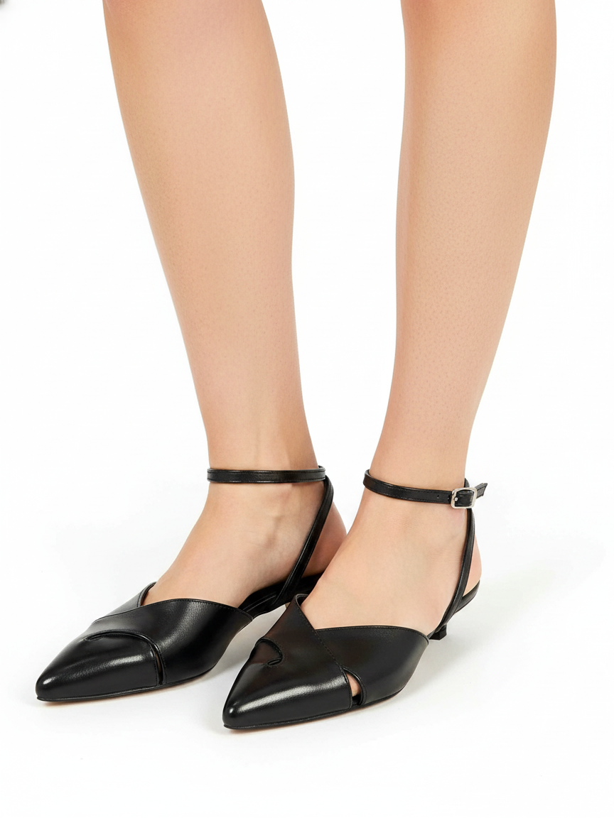 Ballerine à bride cheville Berlin Noir CH2672/RT