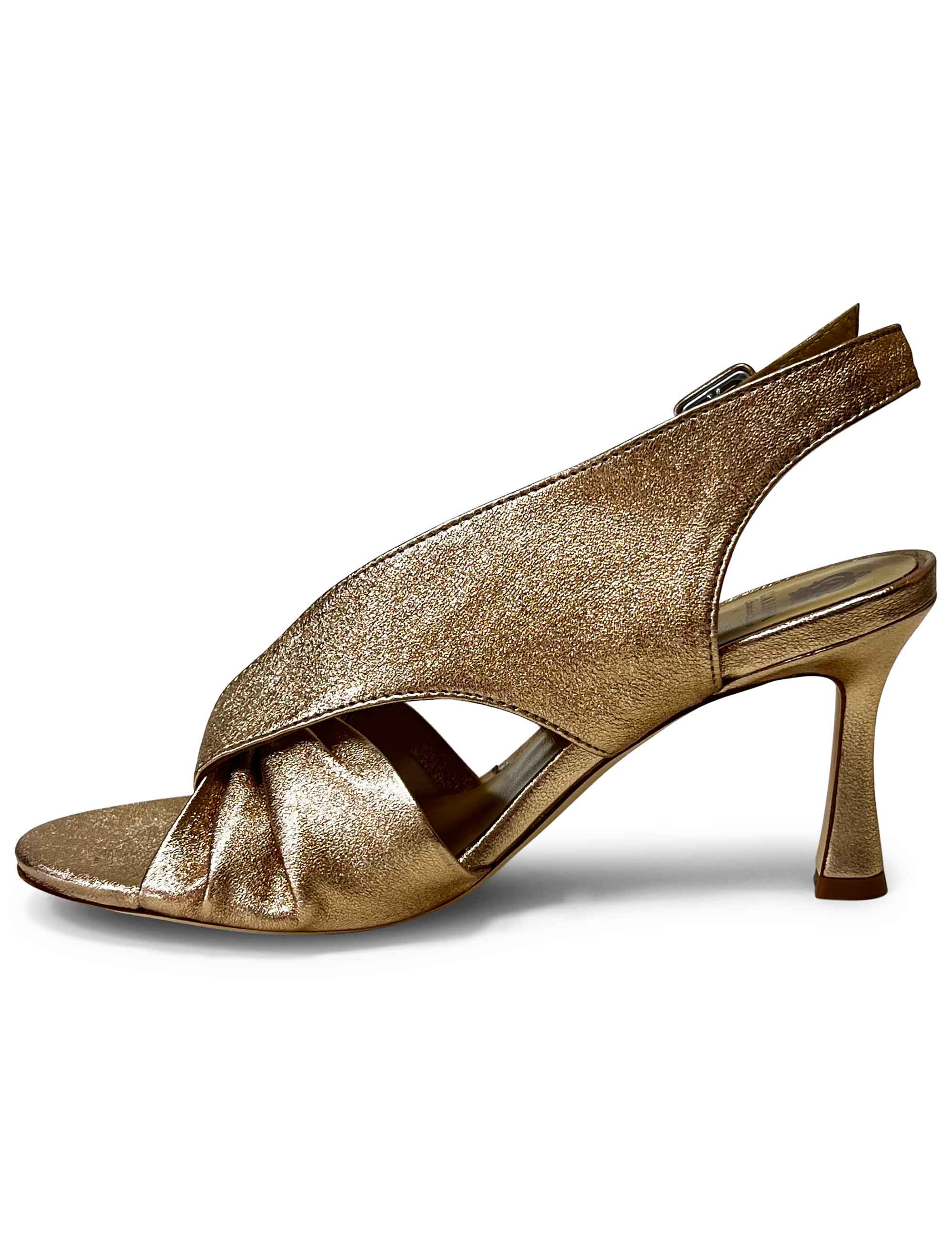 Sandale en cuir laminé Fond de teint DS2707/RT