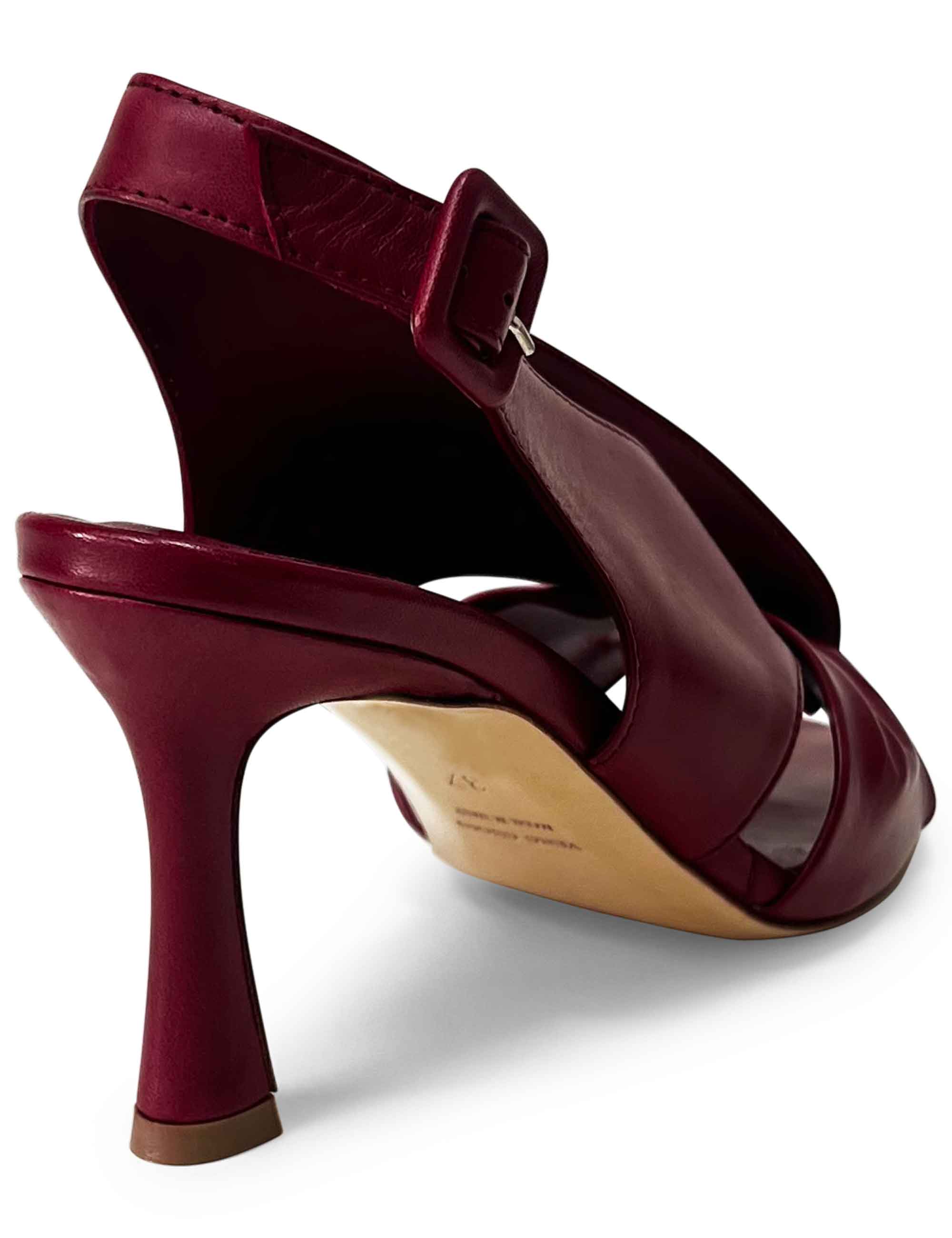Sandali in pelle Berlino Rosso Ancora DS2707/RT