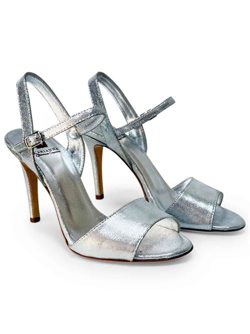 Sandali in pelle cosmo argento DS7053