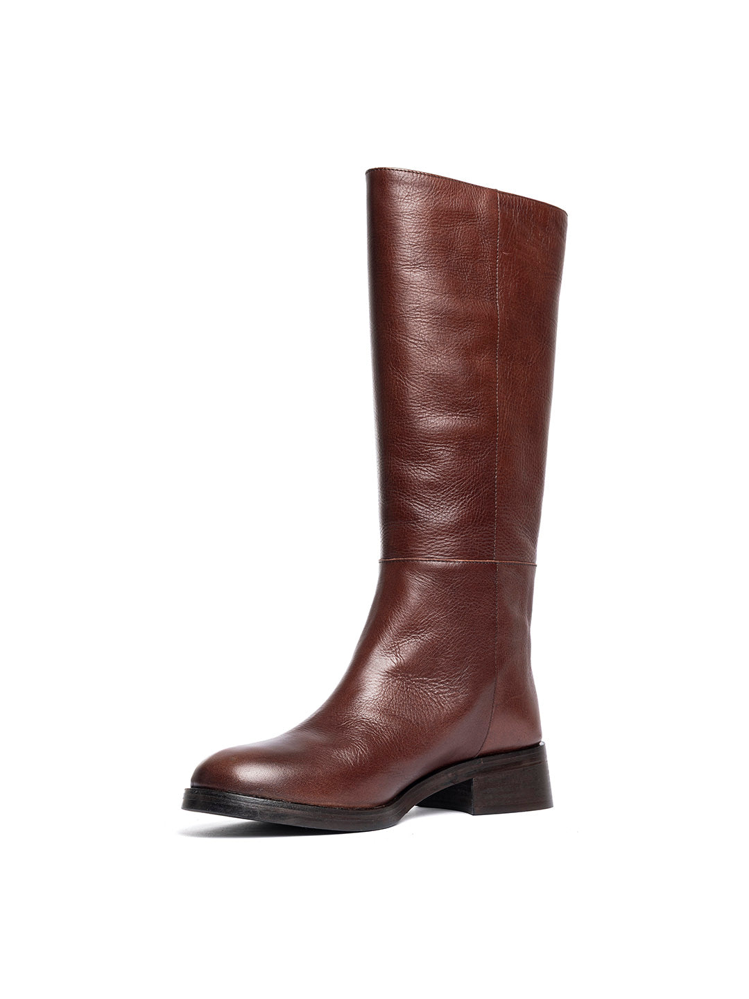 Stivali in pelle ST2587 - Testa di moro