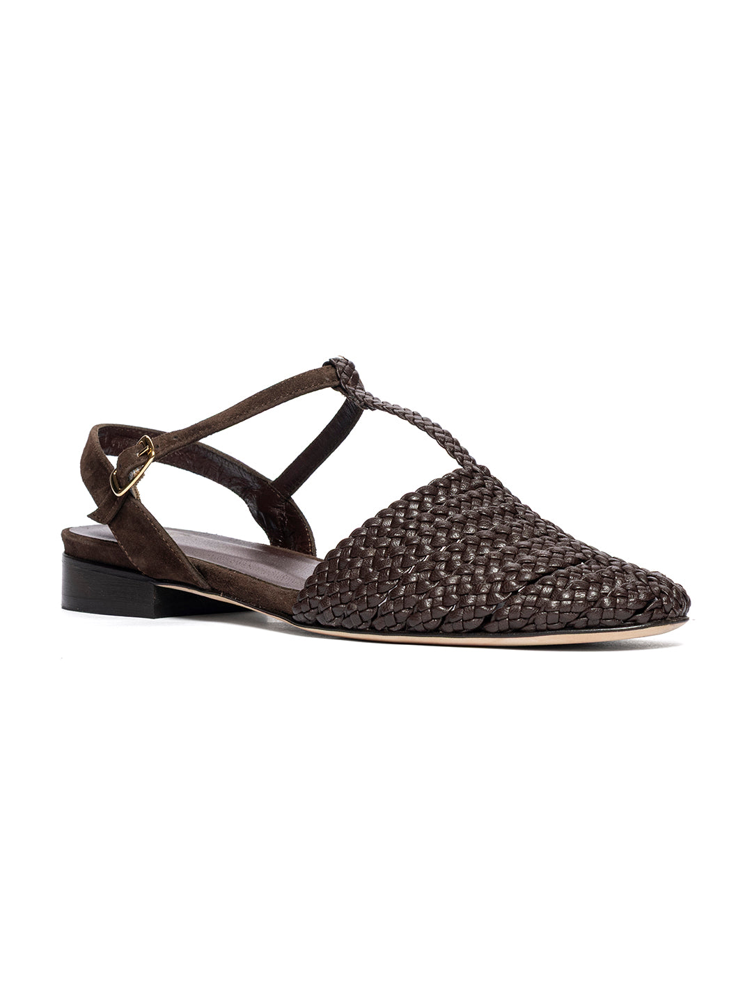Ballerine in pelle intrecciata TG2652