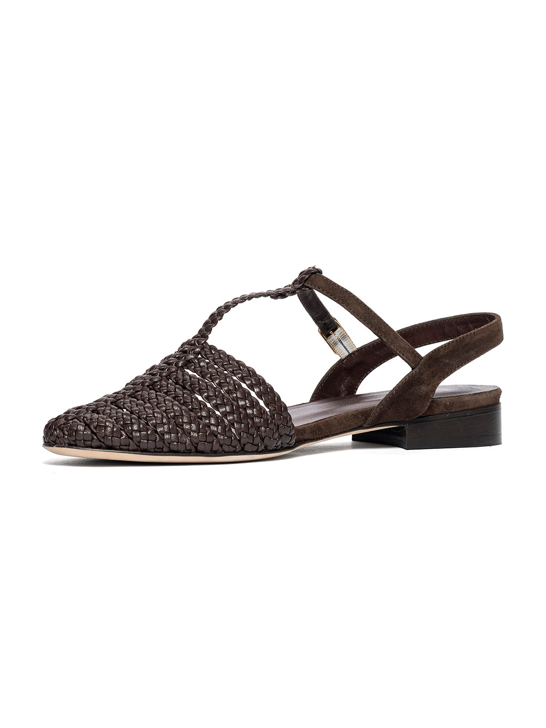 Ballerine in pelle intrecciata TG2652